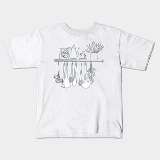 Kitchen line Kids T-Shirt